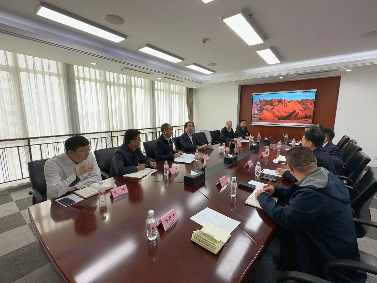 山河智能董事長(zhǎng)付向東帶隊(duì)拜訪中煤地質(zhì)總局、大地特勘公司